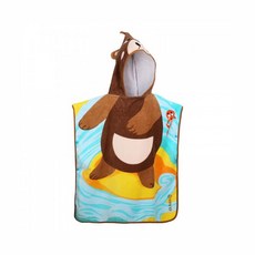 DECATHLON 迪卡儂 孩童 500 Poncho Bear 連帽沙灘巾