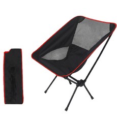 Blue Factory 露營系列 輕便折疊椅 + 收納袋套組 BF147, 黑色, 1個