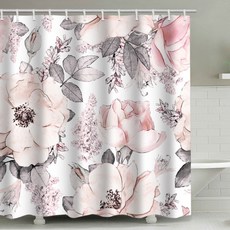 마켓A 쇼위 빅플라워 욕실 샤워커튼 TYPE2 180 x 200 cm, 1개