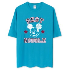 벤힛 빅사이즈 디즈니 통기성 미키 오버핏 반팔티셔츠 DNMKOM1019F