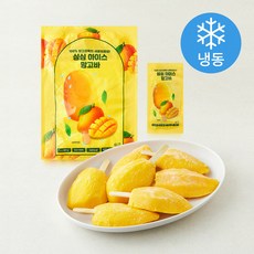 지엔씨푸드 싱싱 아이스 망고바 10개입 (냉동), 1개, 600g