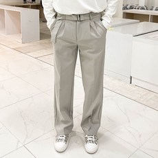 男士 Cassia 寬版長款後鬆緊帶西裝褲