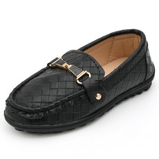 SWEAP 兒童格紋裝飾樂福鞋