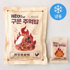 허닭 노릇하게 구운 주먹밥 치즈닭갈비 (냉동), 500g, 1개