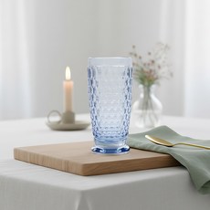 빌레로이앤보흐 보스턴 롱드링크 잔 블루, 400ml, 1개