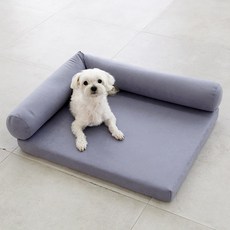 MYME 강아지 에어코일 사각 방석, 인디퍼플, 1개
