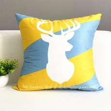 루비코코 귀여운 옐로우 거실 쇼파 가을 겨울 쿠션커버