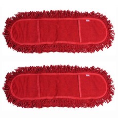 Clean Mate 無油油拖把補充布 105cm, 2個, 紅色