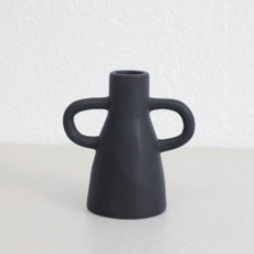 Lala Home 精美北歐陶瓷花瓶 7號款式, 黑色