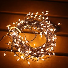 21C Trend 太陽能8種模式蜈蚣小米粒燈泡戶外燈串 1500燈 45m, 1個, 黑線黃光