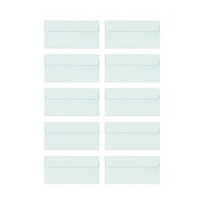 STUDIO EIGHT 水平彩色信封 4p, 10個, 薄荷