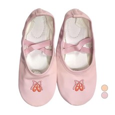 兒童芭蕾商城 女童 蝴蝶結刺繡 芭蕾舞鞋