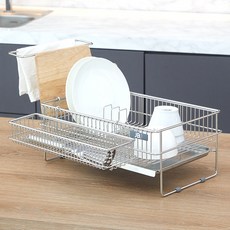 JBJ 韓國製 Commode 碗盤瀝水架, 1層, 混合色, 1個