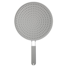 EasySili 防油濺矽膠平底鍋蓋 淺灰色, 1個, 28cm