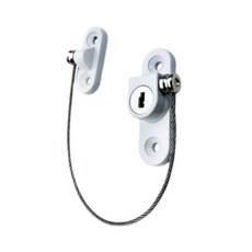 Pteumseum窗戶安全鋼絲鎖 黑色, 1個