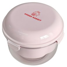 希臘兔 大容量優格過濾器 2.6L, 1個, 粉色