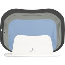 doble 不易留刀痕砧板(藍灰色 小 + 卡其色 中 + 炭灰色 大) + ABS 支架組, 1組, 砧板(大 + 中 + 小) + 砧板架 + 禮品盒