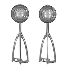 全不鏽鋼冰淇淋勺 8號 + 10號套組, 單一顏色, 1套