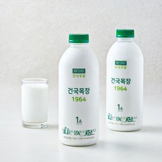 건국목장 1964 우유, 2개, 1L