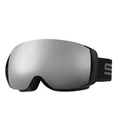나야스타일 방한 방풍 스키 고글, DJYJ-16-2 블랙(프레임) + 실버(미러), 1개