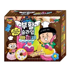 Hhnm 復活史萊姆 糕點師組合, 櫻桃紅, 黃色, 白色, 藍色, 480g, 1套