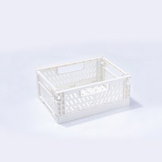 다용도 수납 정리 폴딩 박스, 화이트, 1개