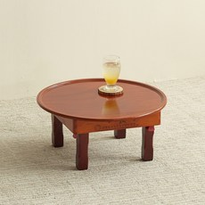 Joeunworld 民俗圓形飯桌 R510, 紅色