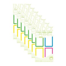 Petit Fancy 顏色索引標籤折扣20-C218, 7個, 混合顏色