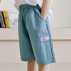 vavkids 兒童涼感透氣貼袋工裝短褲