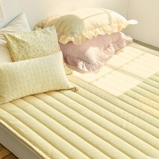 PRIELLE Fruity泡泡紗薄墊, 檸檬黃