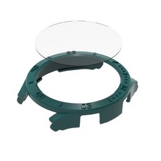 스페이스쉴드 갤럭시워치 44mm 호환 올인원 강화유리 + 베젤링 범퍼 케이스, 다크그린(베젤링), 1개