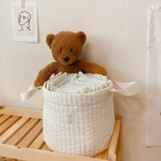 My Little Daisy 100 支絎縫籃, 象牙白, 1個