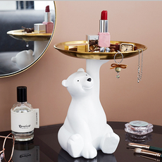 Mongjia 北極熊迷你裝飾盤, 混色