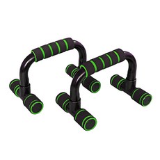 나야스타일 헬스 푸쉬업바 2p 세트, 그린