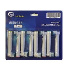 Tooth care 歐樂B 電動牙刷替換刷頭 8入, 1組, 單品