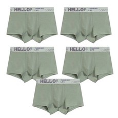 피치몰 남성용 헬로우 면스판 드로즈 팬티 5p