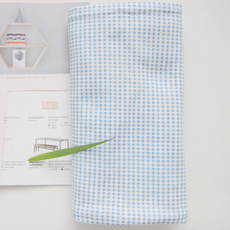 Lily Fabric Single Daimaru-Jelly Foam Check 5color, 藍色, 1個