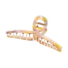 수스다 빅사이즈 메탈 꼬임 셀룰로오스 마블 헤어 집게핀 13.5cm 4156