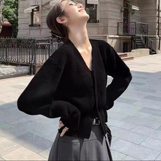 LUNA GIRL 女款 Letabi V領開襟衫