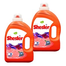 Shesler 超濃縮酵素防螨洗衣精 薰衣草香 一般/滾筒洗衣機兼用, 2瓶, 3.05L