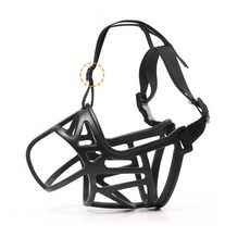 矽膠狗嘴套M號, 黑色的, 1個