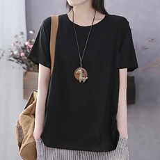 MarketA 女款寬鬆版型日常百搭短袖T恤