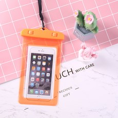 Higherly 彩色手機防水袋, 1個, 橘色