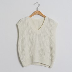 바닐라민트 여성용 라이프 피셔 니트조끼
