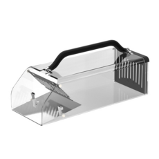 ANTIAN 家用全自動鼠洞捕鼠器 透明可視 ABS材質 可水洗消毒 提手設計 安全衛生, 1個, 1入