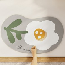 P31 防滑簡約花朵地墊 40 x 60 cm, 2, 1個