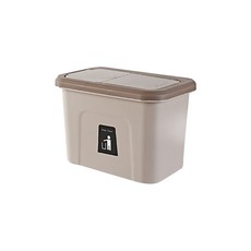 Sallim Terior 廚房掛壁式推蓋垃圾桶, 棕色