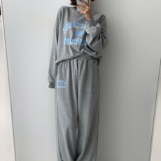 Lalaon 女款大學T長褲運動上下套裝 26TSP3624