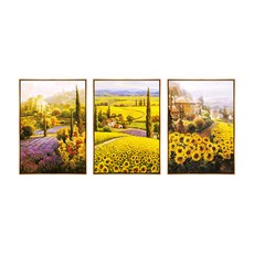 EVER HOUSE DIY寶石貼畫組 3入, 向日葵，Free, 1個