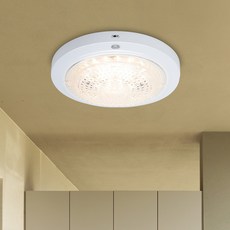 WONHA Cocom LED 圓形感應燈 15W, 1個, 白色+燈泡